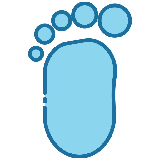 フット Generic Blue icon