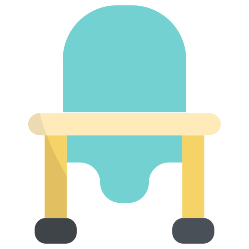 sedia per bambini Generic Flat icona