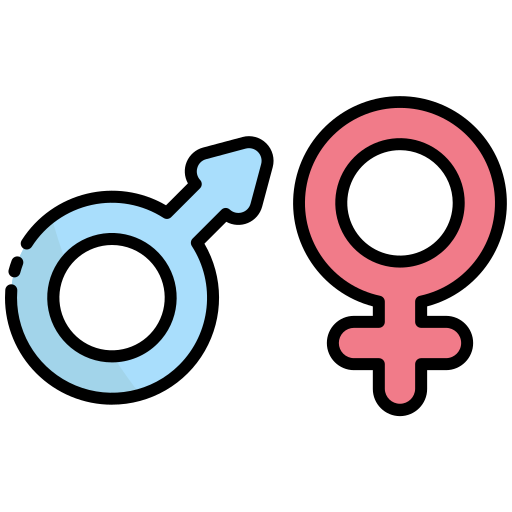 Sex Generic Outline Color icon