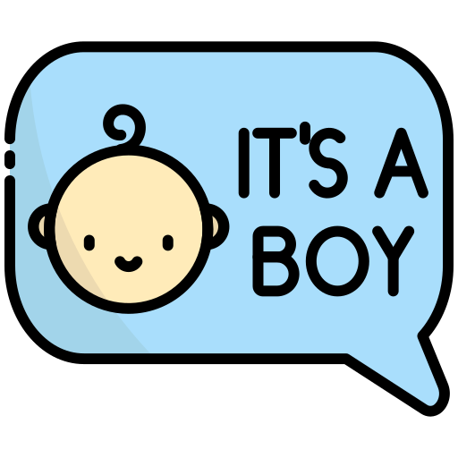 Its a boy Generic Outline Color icon