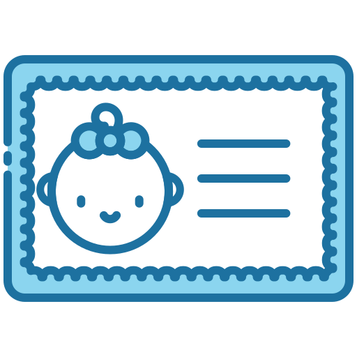 グリーティングカード Generic Blue icon