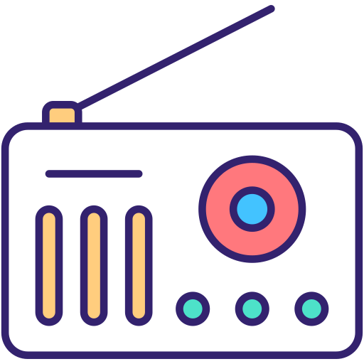 Радио антенна Generic Outline Color иконка