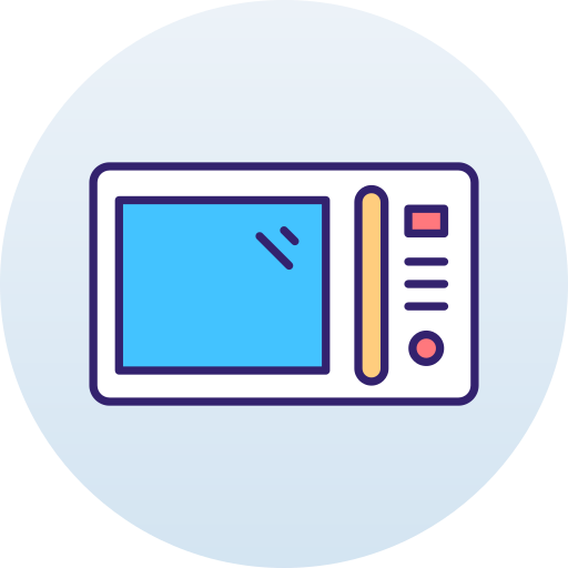 Microwave oven Generic Circular icon