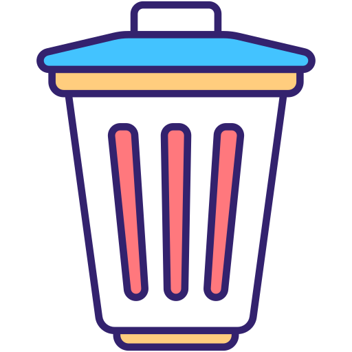 mülleimer Generic Outline Color icon