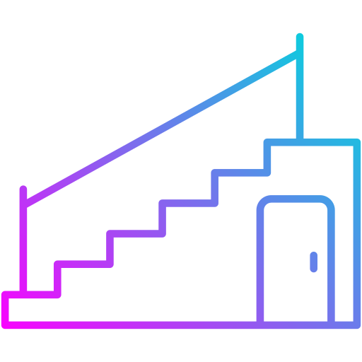escadaria Generic Gradient Ícone
