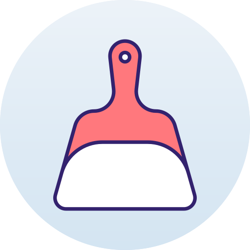 Dustpan Generic Circular icon