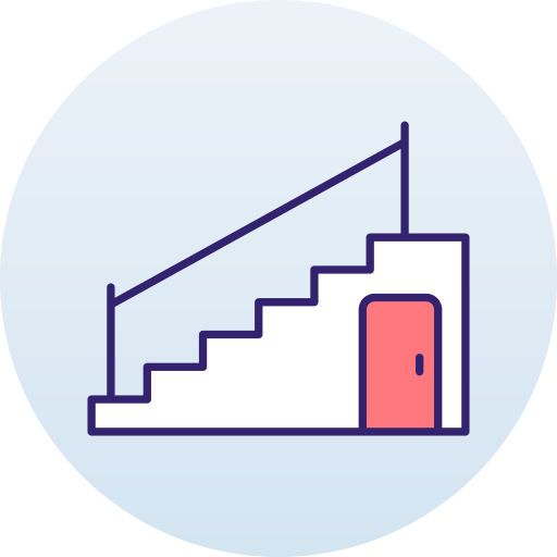 Stairs Generic Circular icon