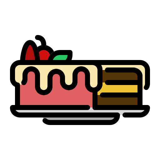 ciasto Generic Outline Color ikona