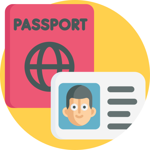 Passport Detailed Flat Circular Flat icon