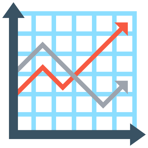wykres Generic Flat ikona