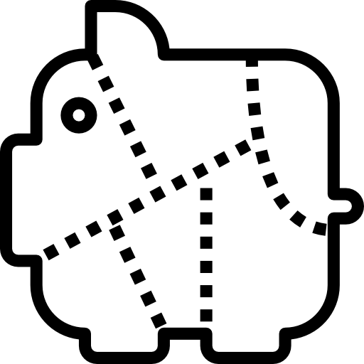 sparschwein Becris Lineal icon