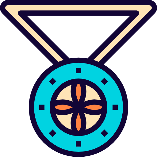 collar Becris Lineal color icono