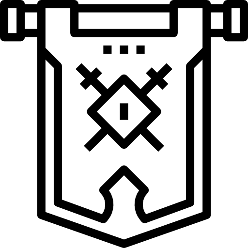 bandiera Becris Lineal icona