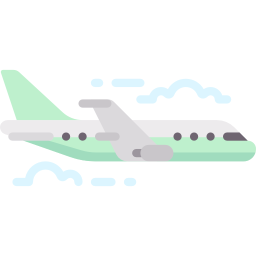 vliegtuig Special Flat icoon