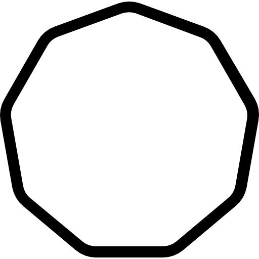 オクタゴン Roundicons Premium Lineal icon