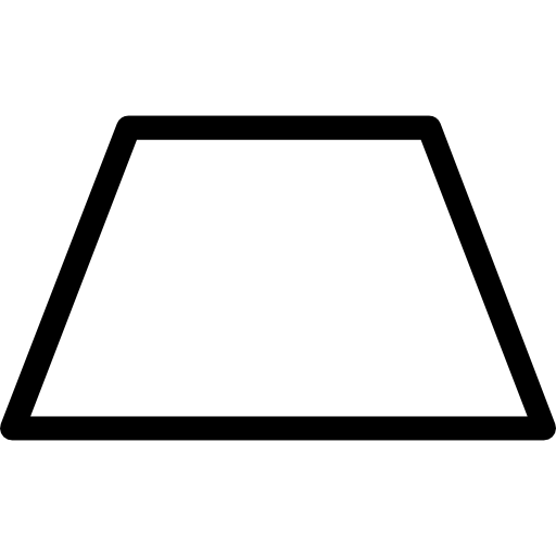 trapez Roundicons Premium Lineal icon