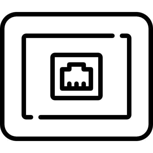 전화 소켓 Special Lineal icon