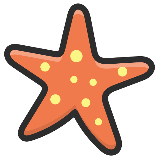 Морская звезда Generic Outline Color иконка
