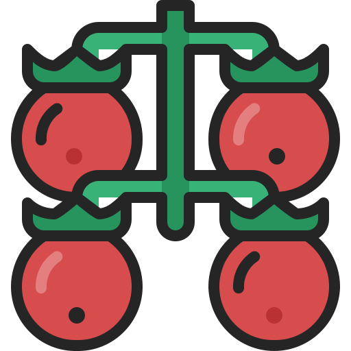 tomate cherry Generic Outline Color icono