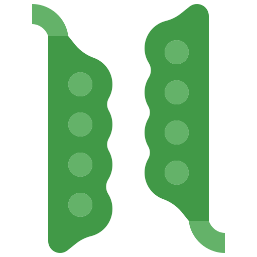 zielony groszek Generic Flat ikona
