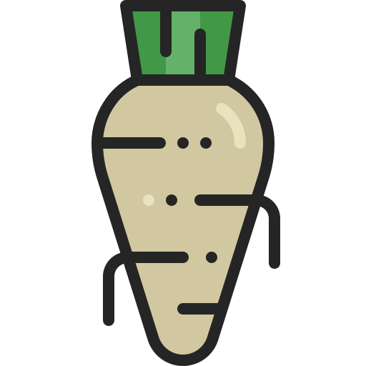 Horseradish Generic Outline Color icon