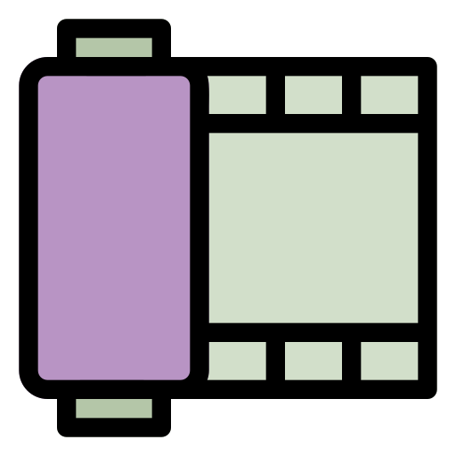 Video Generic Outline Color icon