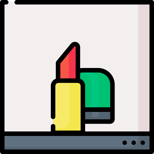 Makeup Generic Outline Color icon
