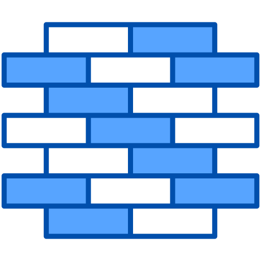れんが壁 Generic Blue icon