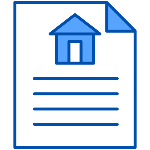 plan de la maison Generic Blue Icône