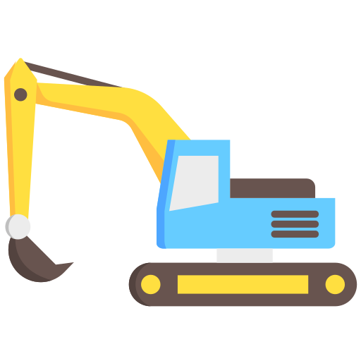 Excavator Generic Flat icon