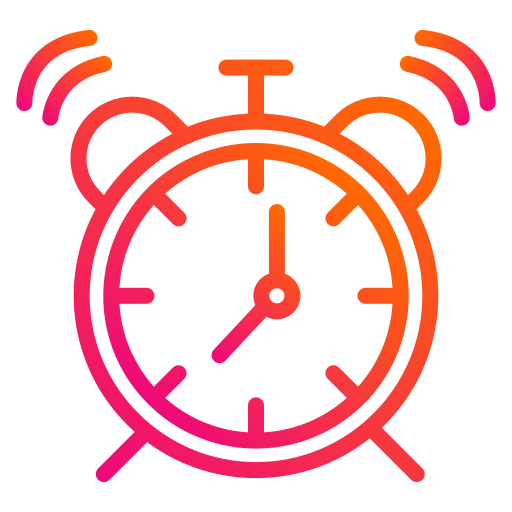 目覚まし時計 Generic Gradient icon