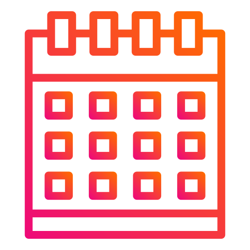 Calendar Generic Gradient icon