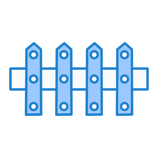 フェンス Generic Blue icon