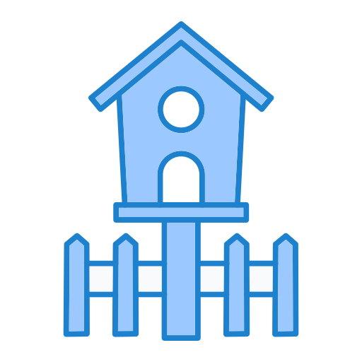 Дом для птиц Generic Blue иконка