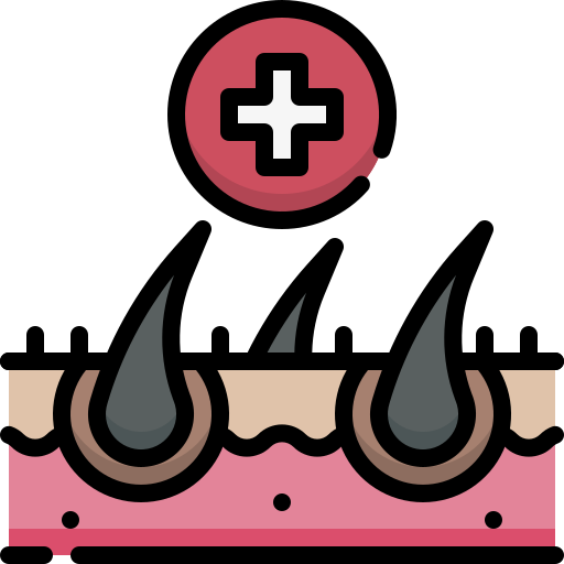 Dermatology Generic Outline Color icon