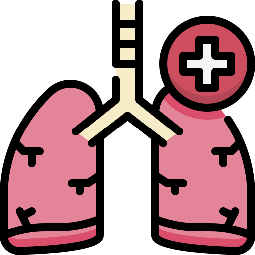 Pulmonology Generic Outline Color icon