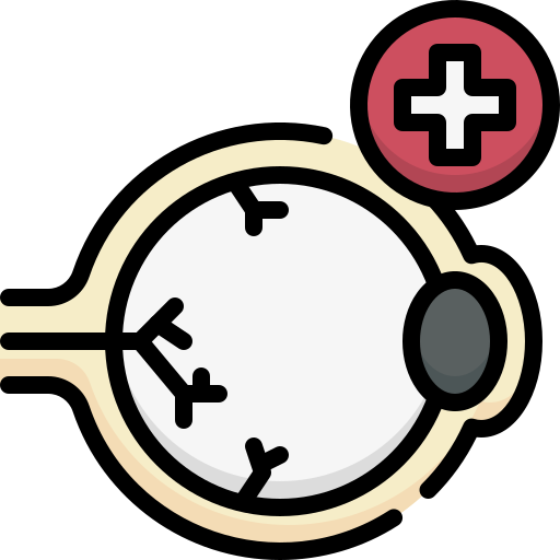 oftalmología Generic Outline Color icono