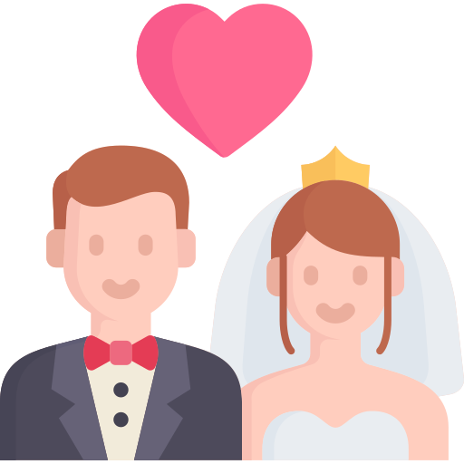 pareja de boda Generic Flat icono