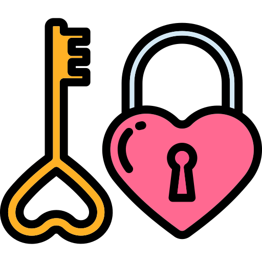 Padlock Generic Outline Color icon