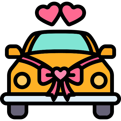 Wedding car Generic Outline Color icon