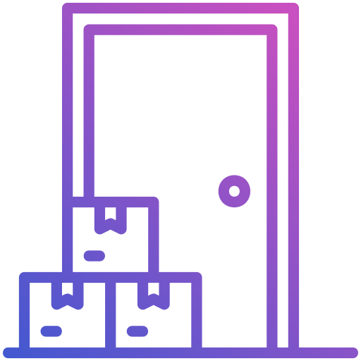 consegna a domicilio Generic Gradient icona