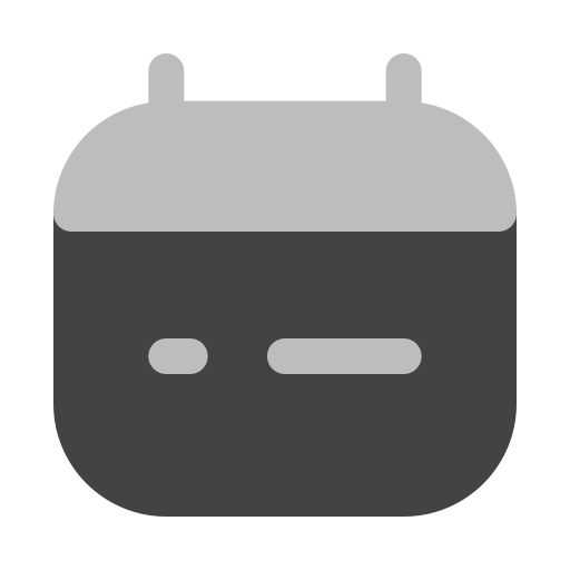 カレンダー Generic Grey icon