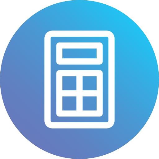 taschenrechner Generic Flat Gradient icon