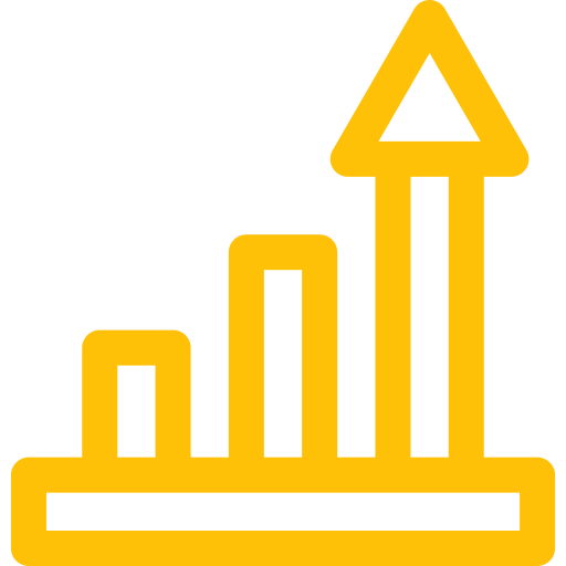 Growth chart Generic Simple Colors icon