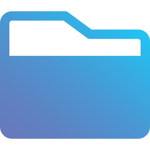 File Generic Flat Gradient icon