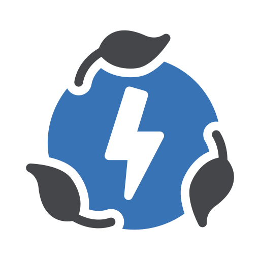 energía ecológica Generic Blue icono