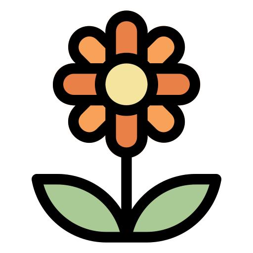 花 Generic Outline Color icon