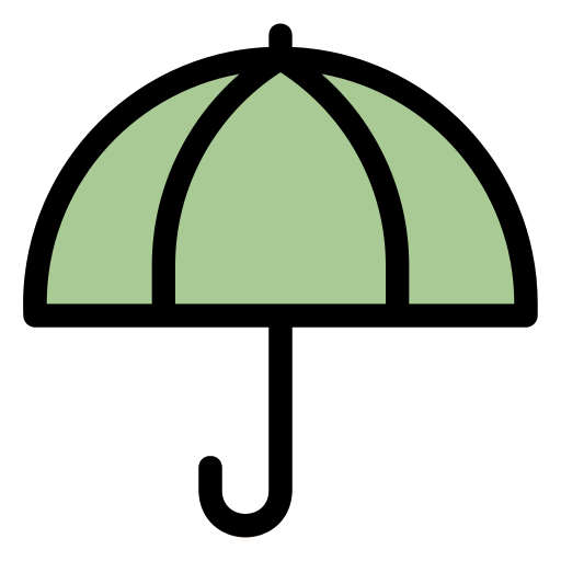 Зонтик Generic Outline Color иконка