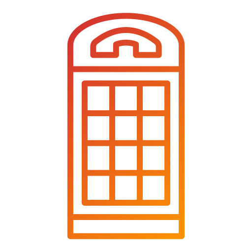 cabina telefonica Generic Gradient icona