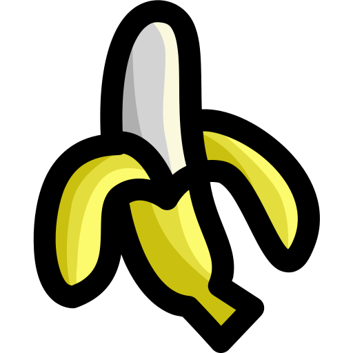 banane Generic Outline Color Icône